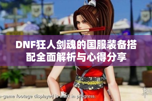 DNF狂人剑魂的国服装备搭配全面解析与心得分享