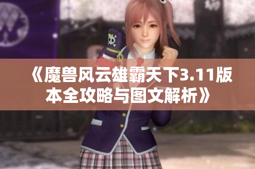 《魔兽风云雄霸天下3.11版本全攻略与图文解析》