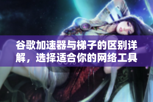 谷歌加速器与梯子的区别详解，选择适合你的网络工具
