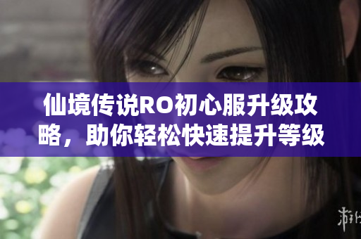 仙境传说RO初心服升级攻略，助你轻松快速提升等级