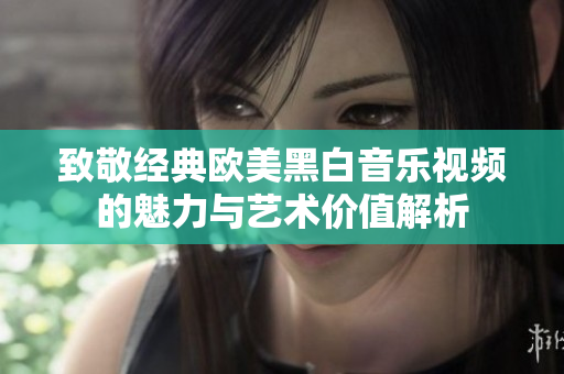致敬经典欧美黑白音乐视频的魅力与艺术价值解析