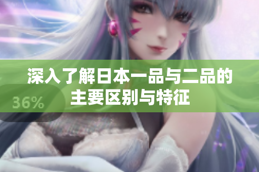 深入了解日本一品与二品的主要区别与特征