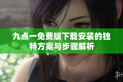 九点一免费版下载安装的独特方案与步骤解析