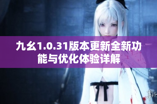 九幺1.0.31版本更新全新功能与优化体验详解
