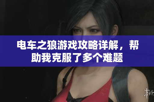 电车之狼游戏攻略详解，帮助我克服了多个难题