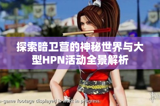 探索暗卫营的神秘世界与大型HPN活动全景解析