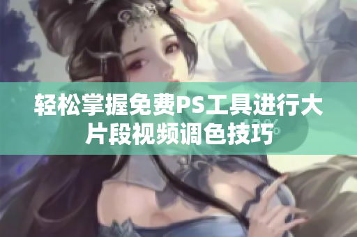 轻松掌握免费PS工具进行大片段视频调色技巧