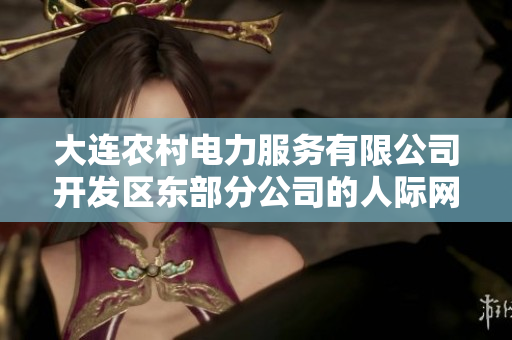 大连农村电力服务有限公司开发区东部分公司的人际网络和合作关系分析