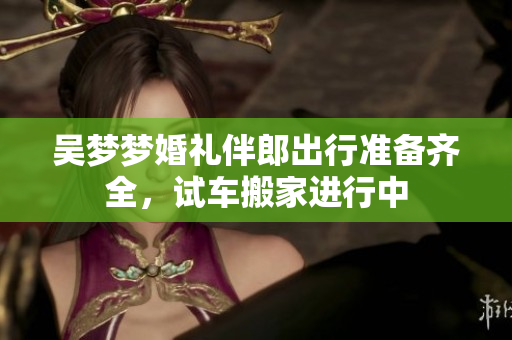 吴梦梦婚礼伴郎出行准备齐全，试车搬家进行中