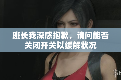 班长我深感抱歉，请问能否关闭开关以缓解状况