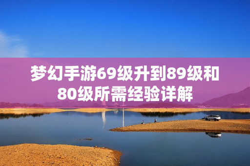 梦幻手游69级升到89级和80级所需经验详解