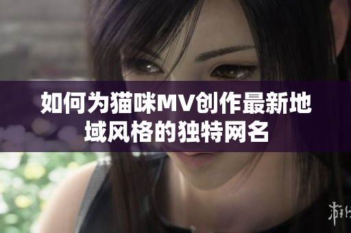 如何为猫咪MV创作最新地域风格的独特网名