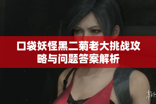口袋妖怪黑二菊老大挑战攻略与问题答案解析