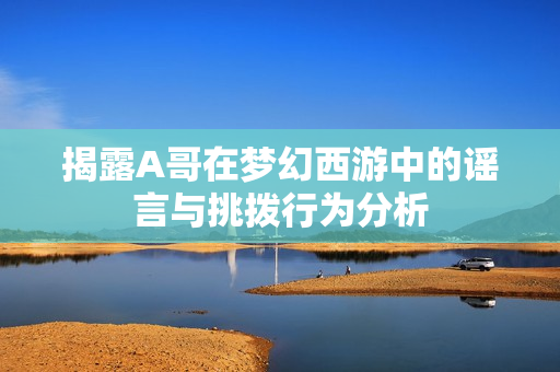 揭露A哥在梦幻西游中的谣言与挑拨行为分析