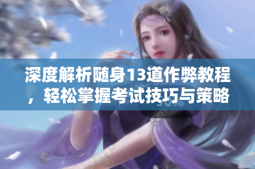 深度解析随身13道作弊教程，轻松掌握考试技巧与策略