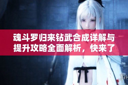 魂斗罗归来钻武合成详解与提升攻略全面解析，快来了解！
