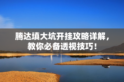 腾达填大坑开挂攻略详解，教你必备透视技巧！