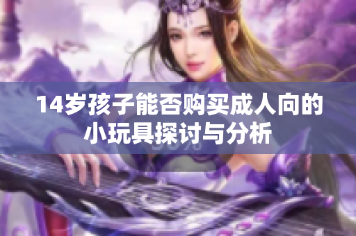 14岁孩子能否购买成人向的小玩具探讨与分析