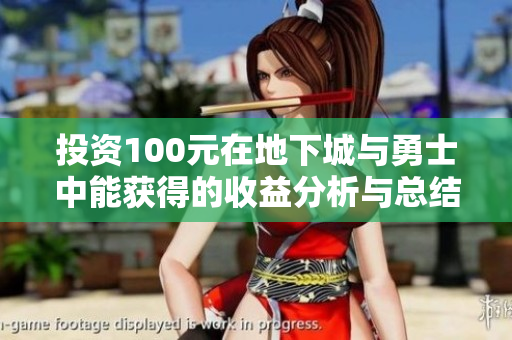 投资100元在地下城与勇士中能获得的收益分析与总结