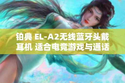 铂典 EL-A2无线蓝牙头戴耳机 适合电竞游戏与通话使用