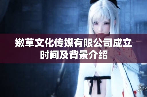 嫩草文化传媒有限公司成立时间及背景介绍