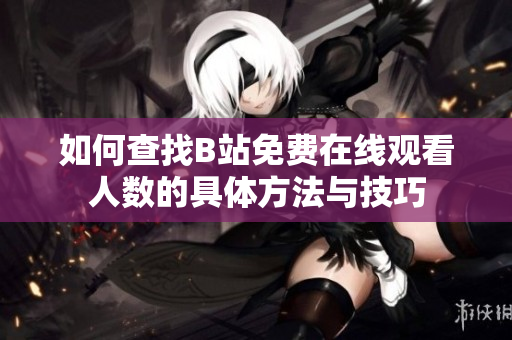 如何查找B站免费在线观看人数的具体方法与技巧