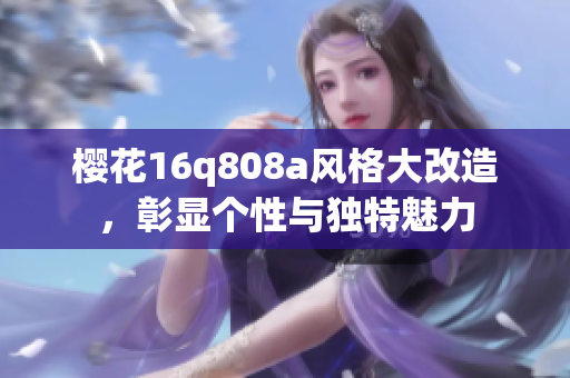樱花16q808a风格大改造，彰显个性与独特魅力