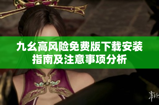 九幺高风险免费版下载安装指南及注意事项分析