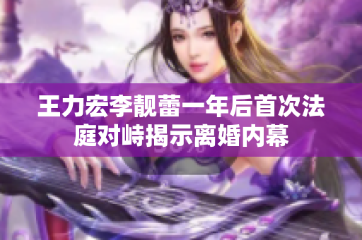 王力宏李靓蕾一年后首次法庭对峙揭示离婚内幕