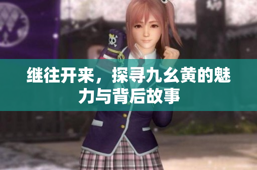 继往开来，探寻九幺黄的魅力与背后故事