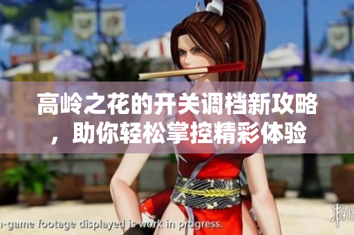 高岭之花的开关调档新攻略，助你轻松掌控精彩体验