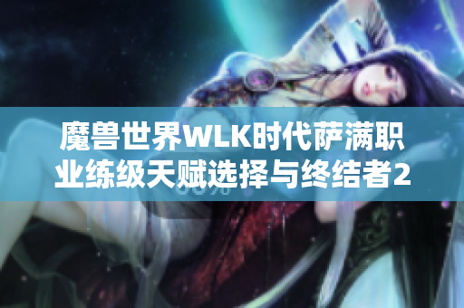 魔兽世界WLK时代萨满职业练级天赋选择与终结者2压枪技巧分享
