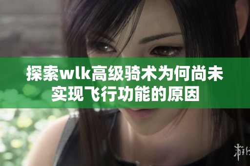 探索wlk高级骑术为何尚未实现飞行功能的原因