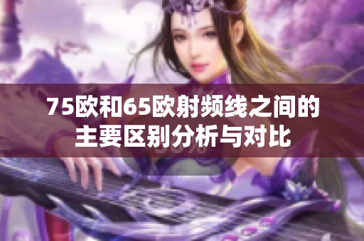 75欧和65欧射频线之间的主要区别分析与对比