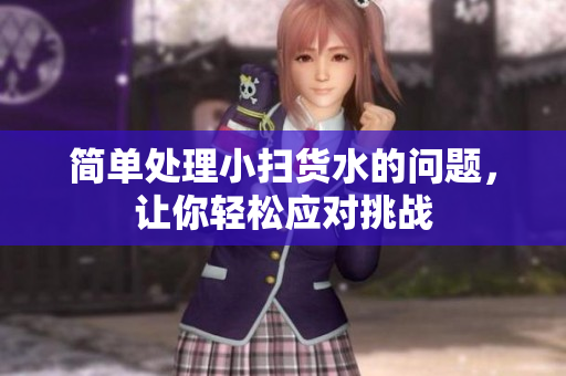 简单处理小扫货水的问题，让你轻松应对挑战