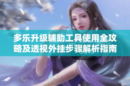 多乐升级辅助工具使用全攻略及透视外挂步骤解析指南