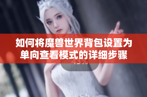 如何将魔兽世界背包设置为单向查看模式的详细步骤