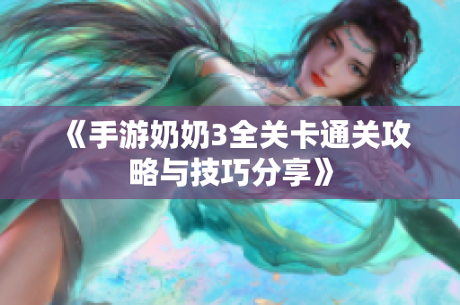 《手游奶奶3全关卡通关攻略与技巧分享》