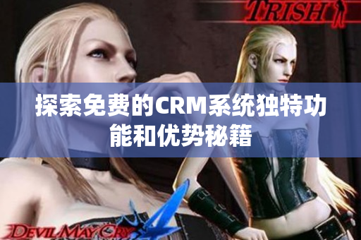 探索免费的CRM系统独特功能和优势秘籍