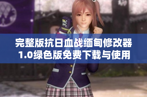 完整版抗日血战缅甸修改器1.0绿色版免费下载与使用指南