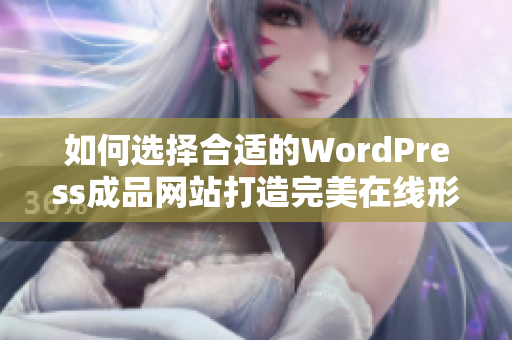 如何选择合适的WordPress成品网站打造完美在线形象