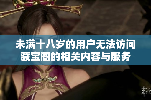 未满十八岁的用户无法访问藏宝阁的相关内容与服务