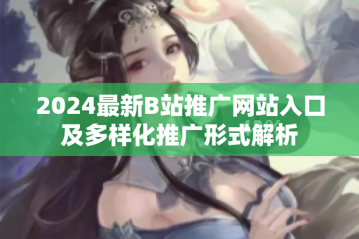 2024最新B站推广网站入口及多样化推广形式解析