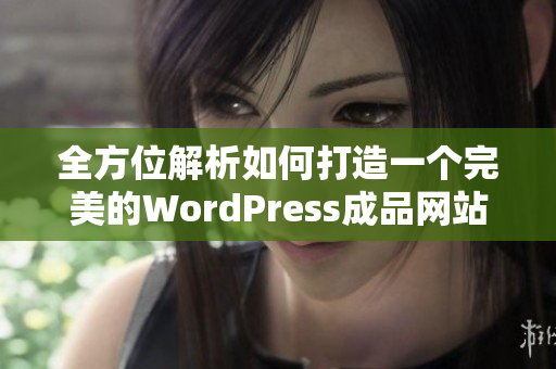 全方位解析如何打造一个完美的WordPress成品网站