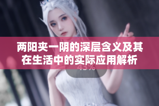 两阳夹一阴的深层含义及其在生活中的实际应用解析