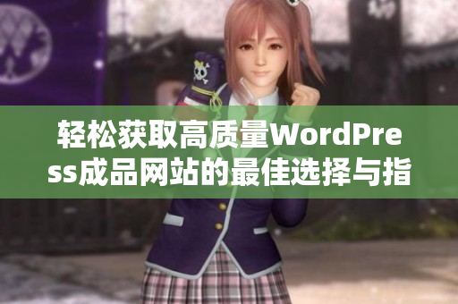 轻松获取高质量WordPress成品网站的最佳选择与指南
