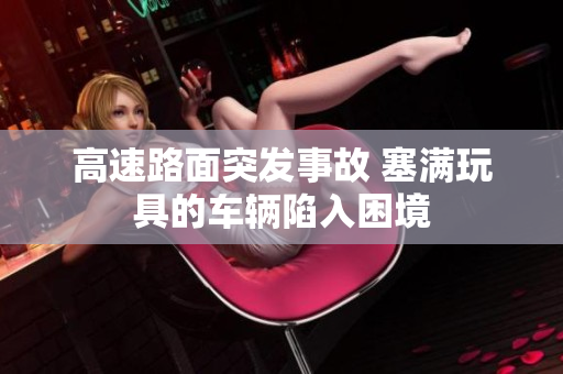 高速路面突发事故 塞满玩具的车辆陷入困境